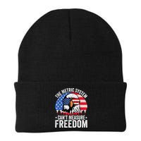 The Metric System CanT Measure Freedom Eagle 4th Of July Beanie