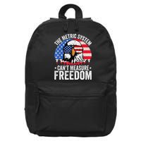 The Metric System CanT Measure Freedom Eagle 4th Of July 16 in Basic Backpack