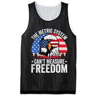 The Metric System CanT Measure Freedom Eagle 4th Of July Mesh Reversible Basketball Jersey Tank