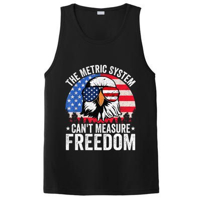 The Metric System CanT Measure Freedom Eagle 4th Of July PosiCharge Competitor Tank