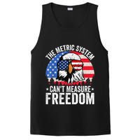 The Metric System CanT Measure Freedom Eagle 4th Of July PosiCharge Competitor Tank