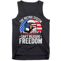 The Metric System CanT Measure Freedom Eagle 4th Of July Tank Top