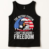 The Metric System CanT Measure Freedom Eagle 4th Of July Tank Top