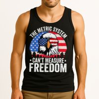 The Metric System CanT Measure Freedom Eagle 4th Of July Tank Top