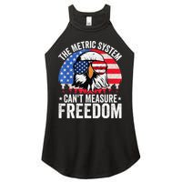 The Metric System CanT Measure Freedom Eagle 4th Of July Women's Perfect Tri Rocker Tank