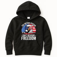 The Metric System CanT Measure Freedom Eagle 4th Of July Kids Hoodie
