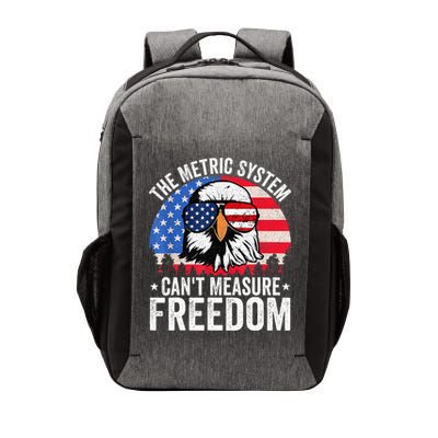 The Metric System CanT Measure Freedom Eagle 4th Of July Vector Backpack