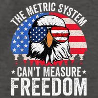 The Metric System CanT Measure Freedom Eagle 4th Of July Vector Backpack