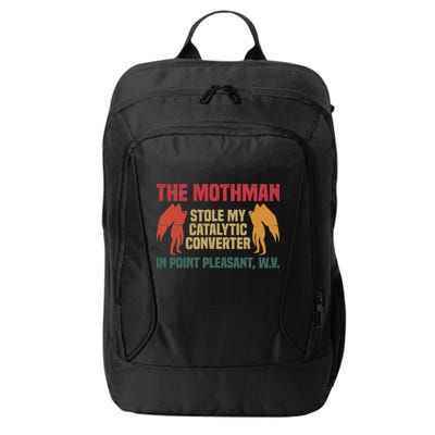 The Mothman Stole My Catalytic Converter In Point Vintage City Backpack