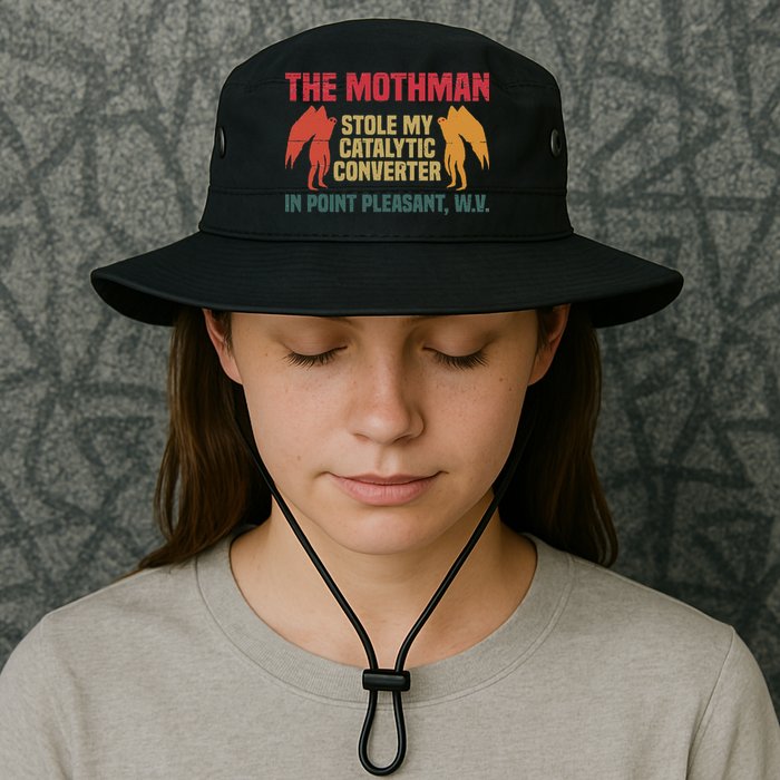 The Mothman Stole My Catalytic Converter In Point Vintage Bucket Hat