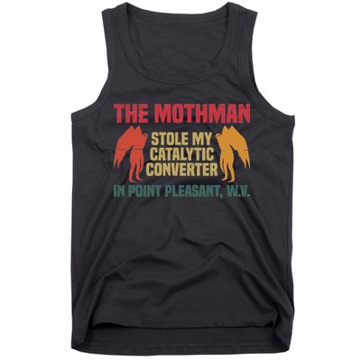 The Mothman Stole My Catalytic Converter In Point Vintage Tank Top