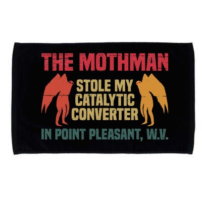 The Mothman Stole My Catalytic Converter In Point Vintage Microfiber Hand Towel
