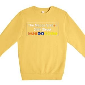 The Mecca Station 34th Street New York Basketball Premium Crewneck Sweatshirt