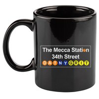 The Mecca Station 34th Street New York Basketball 11oz C Handle Ceramic Mug