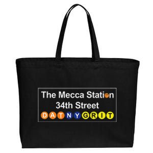 The Mecca Station 34th Street New York Basketball Cotton Canvas Jumbo Tote