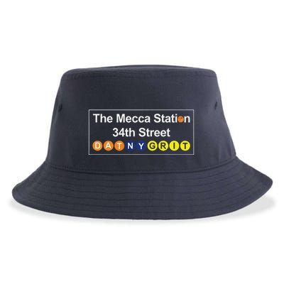 The Mecca Station 34th Street New York Basketball Sustainable Bucket Hat