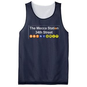 The Mecca Station 34th Street New York Basketball Mesh Reversible Basketball Jersey Tank