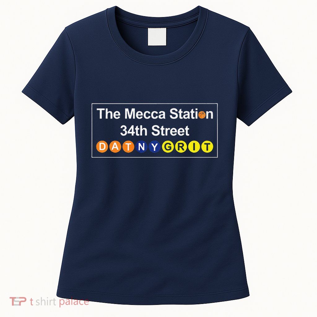 The Mecca Station 34th Street New York Basketball Womens T-Shirt