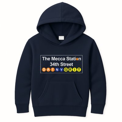 The Mecca Station 34th Street New York Basketball Kids Hoodie