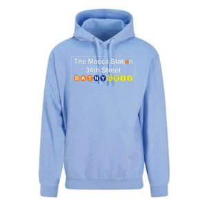 The Mecca Station 34th Street New York Basketball Unisex Surf Hoodie