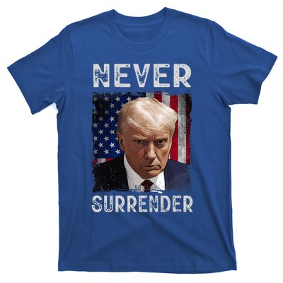 T.rump M.ug S.hot Wanted Save America 2024 Never Surrender T-Shirt