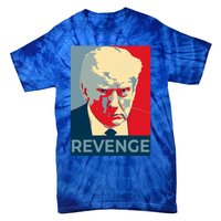 Trump Mug Shot Revenge Gift Tie-Dye T-Shirt