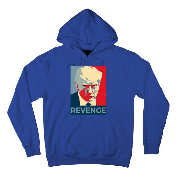 Trump Mug Shot Revenge Gift Tall Hoodie