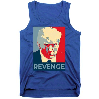 Trump Mug Shot Revenge Gift Tank Top