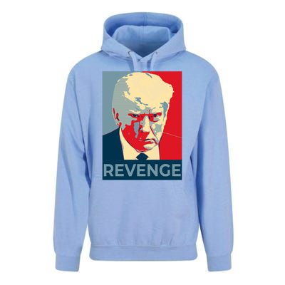 Trump Mug Shot Revenge Gift Unisex Surf Hoodie