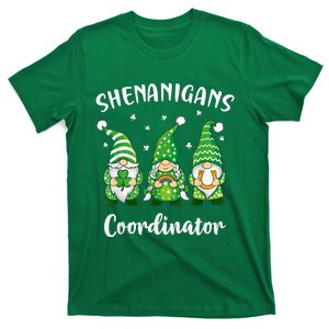 Teacher Mom St Patricks Day Shenanigans Coordinator Gnome T-Shirt