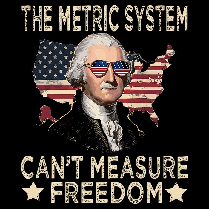The Metric System CanT Measure Freedom Mousepad