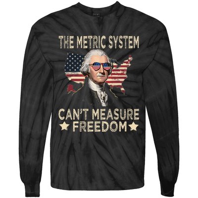 The Metric System CanT Measure Freedom Tie-Dye Long Sleeve Shirt