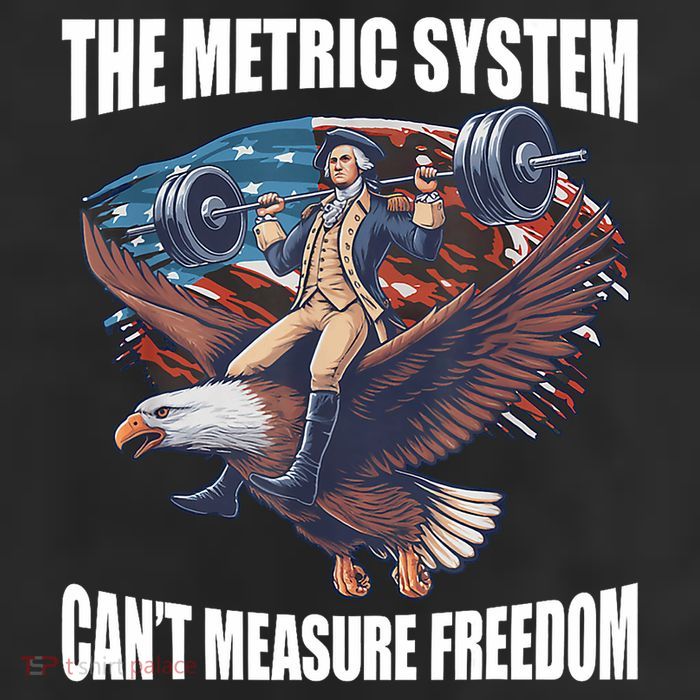The Metric System CanT Measure Freedom Funny 4th Of July Cool Comfort Performance Bucket Hat