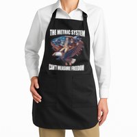 The Metric System CanT Measure Freedom Funny 4th Of July Apron