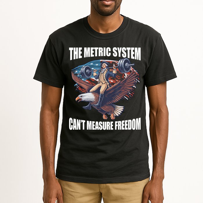 The Metric System CanT Measure Freedom Funny 4th Of July Tall T-Shirt