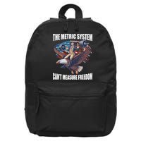 The Metric System CanT Measure Freedom Funny 4th Of July 16 in Basic Backpack