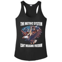 The Metric System CanT Measure Freedom Funny 4th Of July Ladies PosiCharge Competitor Racerback Tank