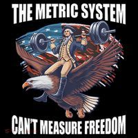 The Metric System CanT Measure Freedom Funny 4th Of July Mesh Reversible Basketball Jersey Tank