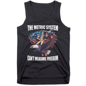 The Metric System CanT Measure Freedom Funny 4th Of July Tank Top