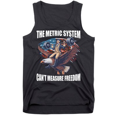 The Metric System CanT Measure Freedom Funny 4th Of July Tank Top