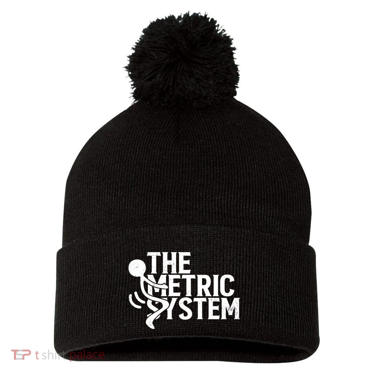 The Metric System Pom Pom 12in Knit Beanie