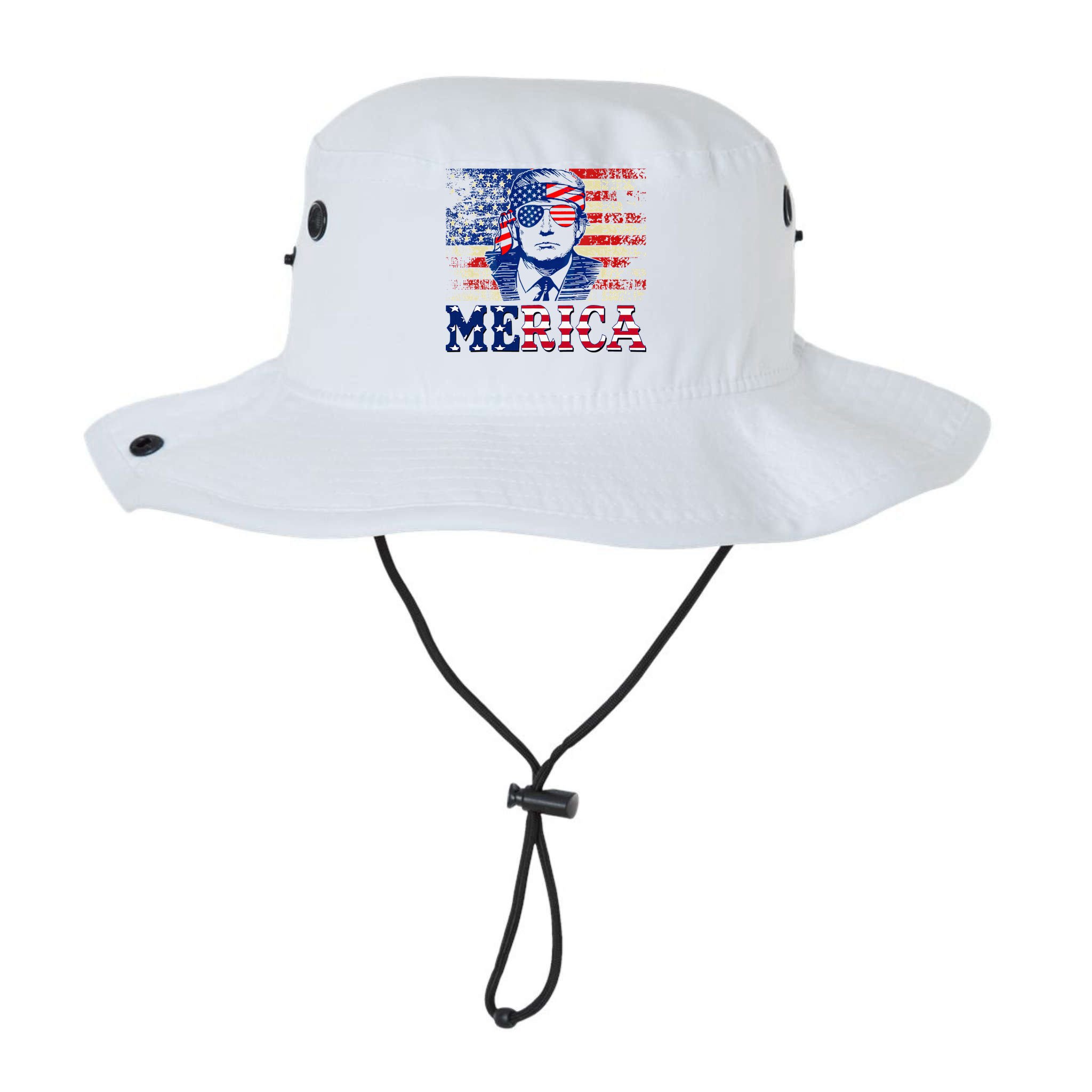 Trump Merica Shirts Fourth 4th Of July Trump American Flag Bucket Hat