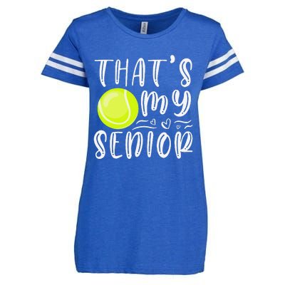 ThatS My Senior Tennis Mom Dad Brother Sister Game Day Enza Ladies Jersey Football T-Shirt