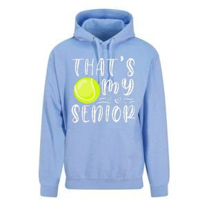 ThatS My Senior Tennis Mom Dad Brother Sister Game Day Unisex Surf Hoodie