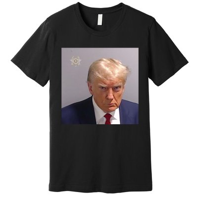 Trump Mug Shot Trump Jail Trump Arrested Premium T-Shirt