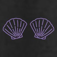 Two Mermaid Shell Bra Mermaid Bra Bikini Costume 7 Panel Mesh Trucker Snapback Hat