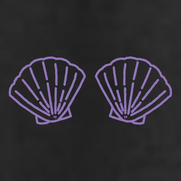 Two Mermaid Shell Bra Mermaid Bra Bikini Costume 7 Panel Mesh Trucker Snapback Hat
