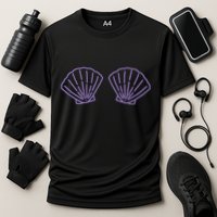 Two Mermaid Shell Bra Mermaid Bra Bikini Costume Cooling Performance Crew T-Shirt