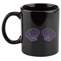 Two Mermaid Shell Bra Mermaid Bra Bikini Costume 11oz C Handle Ceramic Mug