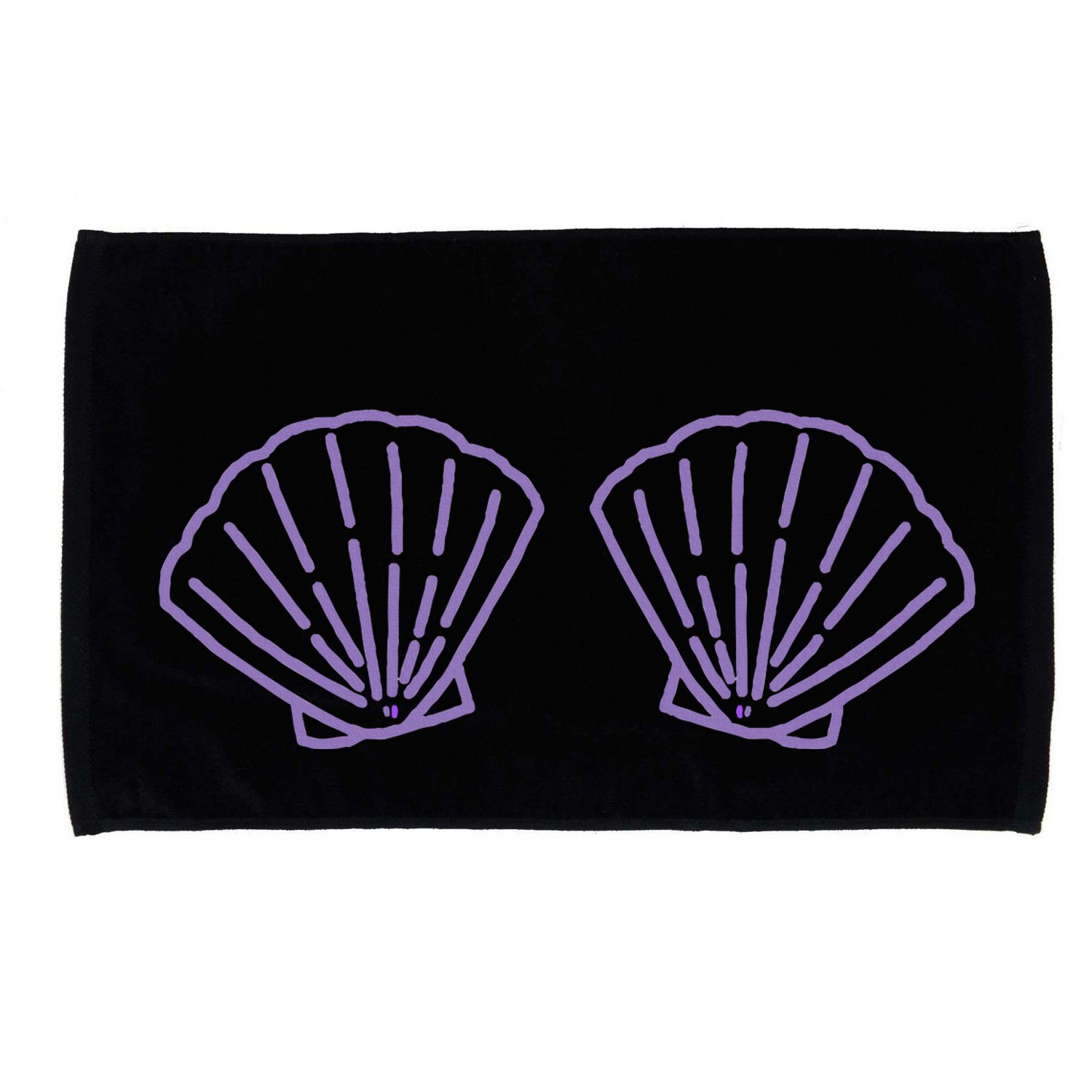 Two Mermaid Shell Bra Mermaid Bra Bikini Costume Microfiber Hand Towel